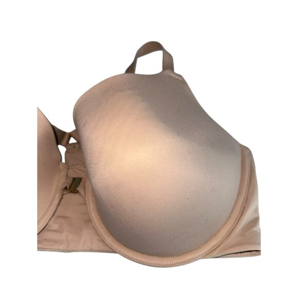 Auden Bra Women 38DD Beige Front Closure Underwire Demi Racerback The Ace Padded - Picture 3 of 7